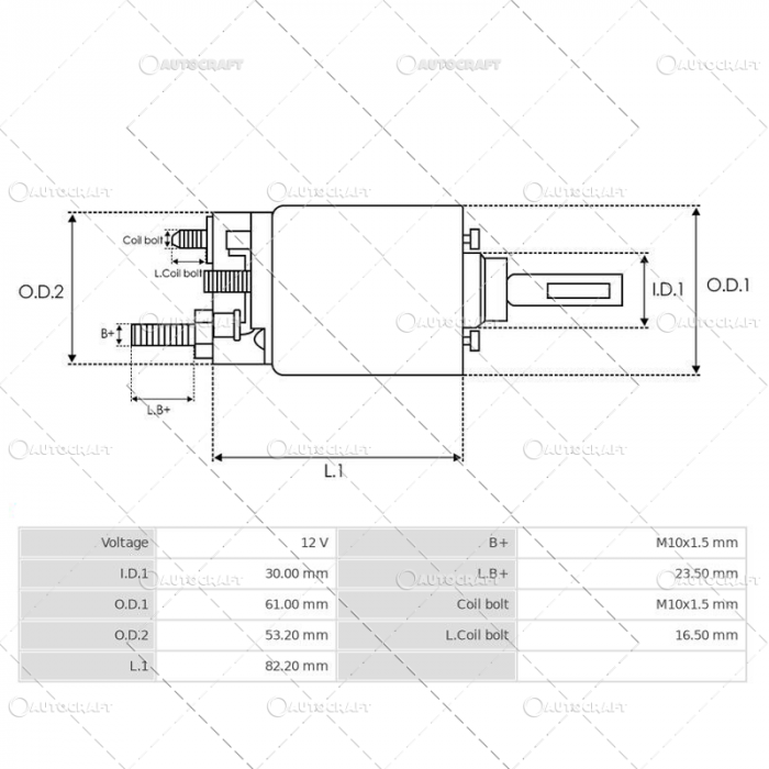 SOLENOID BOBINA ELECTROMOTOR CASE IH, MC CORMICK [2]