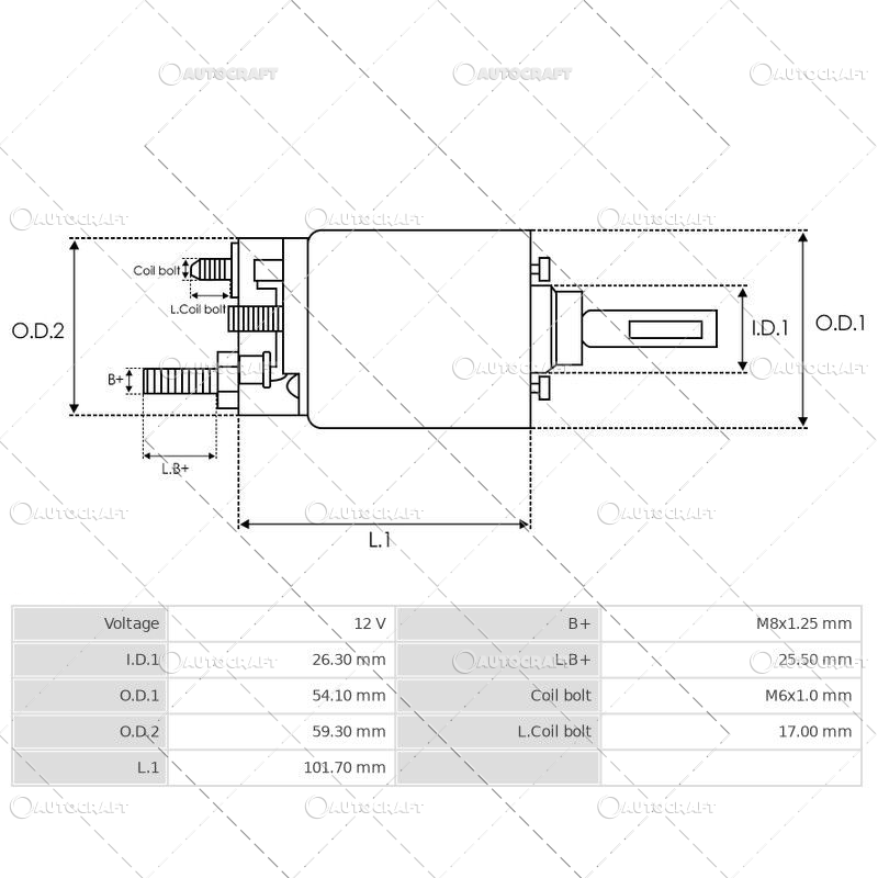 SOLENOID BOBINA ELECTROMOTOR LUCAS, CASE IH, JOHN DEERE [2]