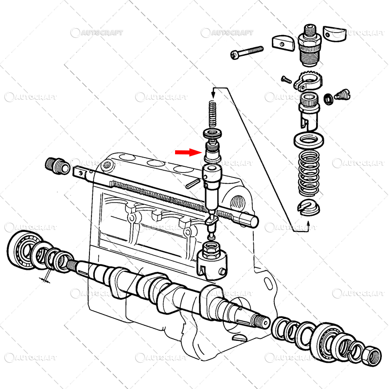 SUPAPA VENTIL ELEMENT POMPA INJECTIE FIAT [2]