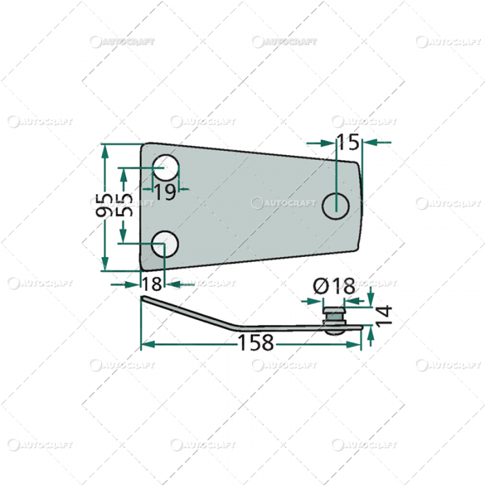 SUPORT CUTIT COASA CLAAS WM20, WM24, WM26, WM31F [3]