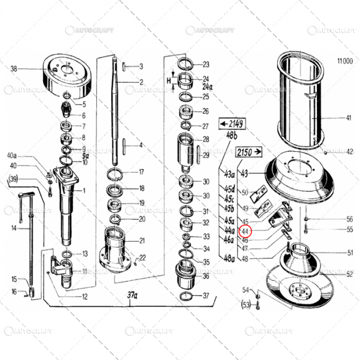 SUPORT CUTIT COASA ROTATIVA CU TAMBURI NIEMEYER [3]