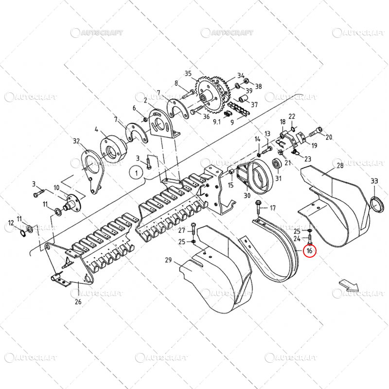 TABLA PICK-UP PRESA BALOTI VICON, DEUTZ-FAHR FIXMASTER, VARIMASTER [3]