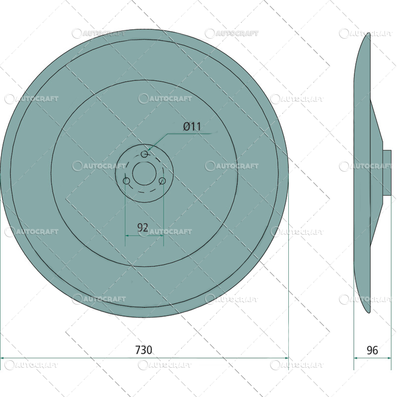 TALER INFERIOR COASA PZ CM 165, CM 166 [2]