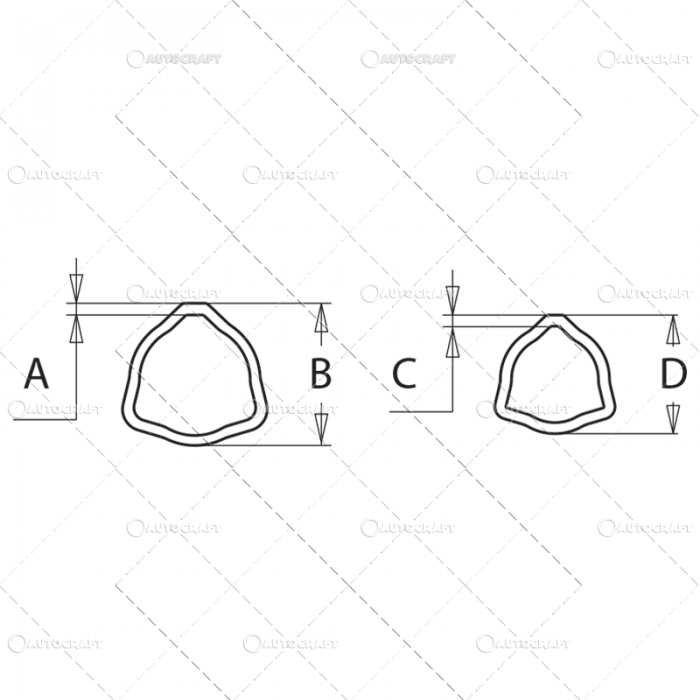 TEAVA TRIUNGHI CARDAN, GROSIME T5, INTERIOR 45MM, EXTERIOR 51MM  LUNIGIME 1M [2]