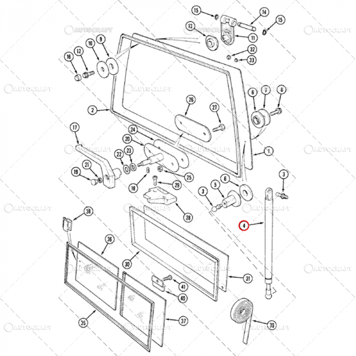 TELESCOP GEAM SPATE CASE IH, JOHN DEERE, STEYR [3]