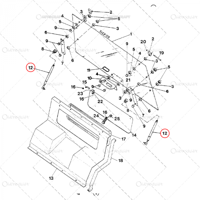 TELESCOP GEAM SPATE CASE IH, COMFORT 2000 [3]