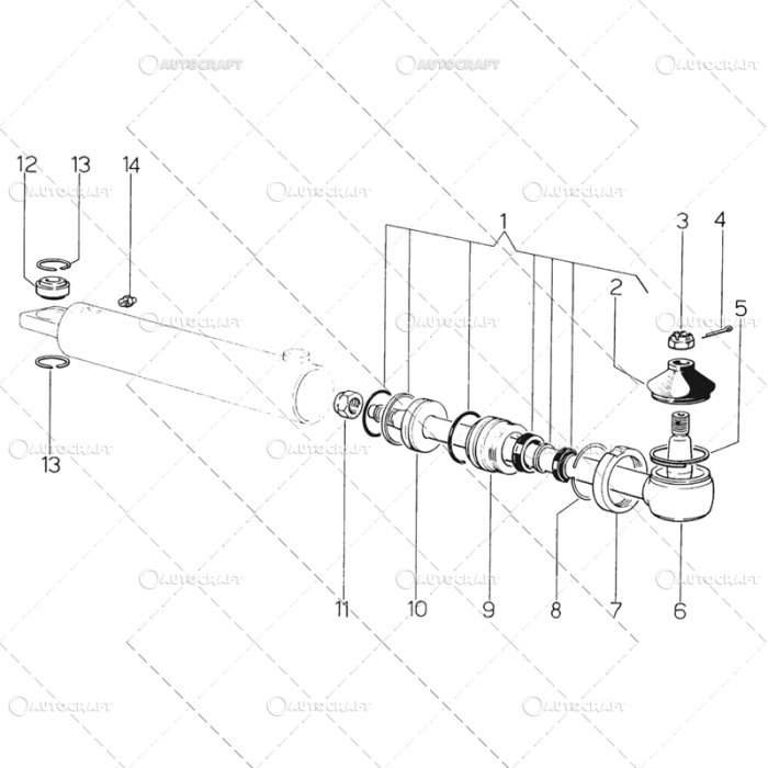 TIJA CILINDRU DIRECTIE SAME CU CAP DE BARA [2]