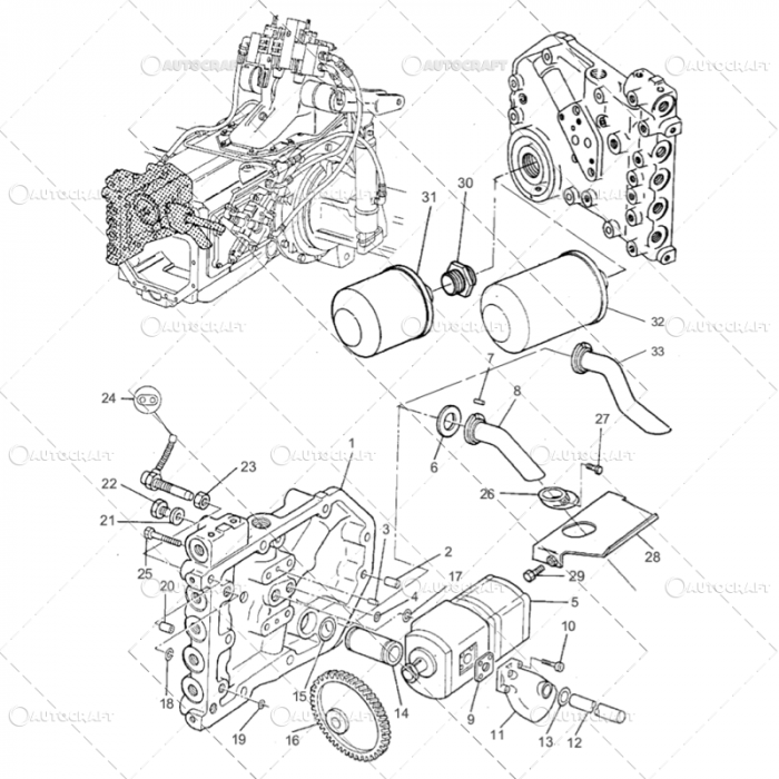 TUB COT POMPA HIDRAULICA MASSEY FERGUSON [2]