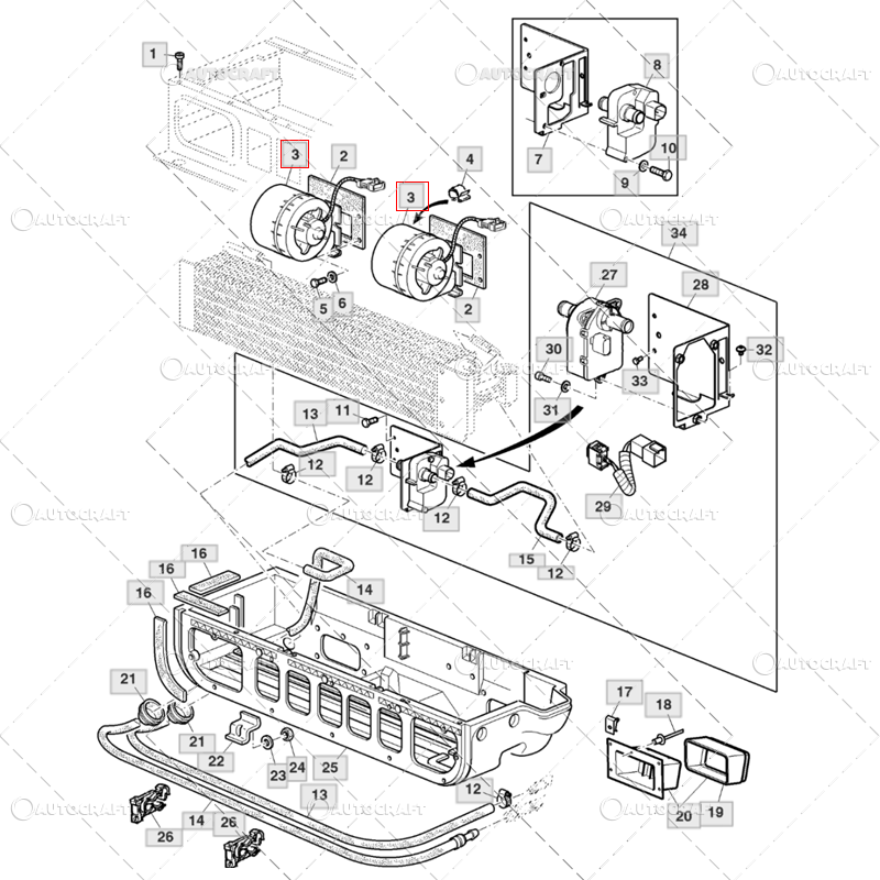 VENTILATOR SUFLANTA AER CABINA JOHN DEERE [3]
