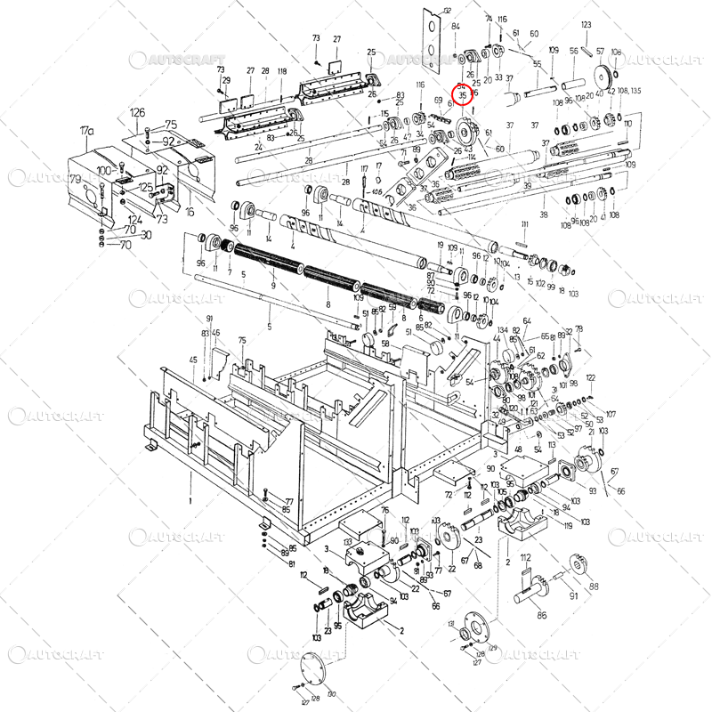 Z=16/Z=52 PINION AX VALT DEPANUSATORI CULEGATOARE PORUMB SIP TORNADO 70 [2]