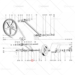 PINION Z=14 PRESA BALOTI WELGER [1]