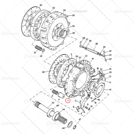 PLACA PRESIUNE AMBREIAJ DAVID BROWN [2]
