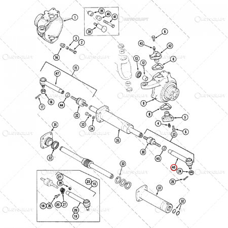 CAPAT DE BARA LUNG FILET INTERIOR CASE IH, MAXXUM, CARRARO [1]