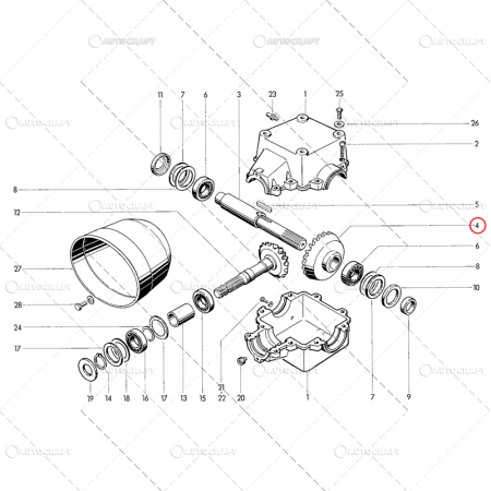 RP12 - PINION Z=31 GRUP PRESA BALOTI WELGER