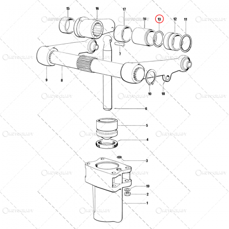 Bucsa, inel, oring, piese arbore ridicare - ORING AX RIDICARE HIDRAULICA SAME