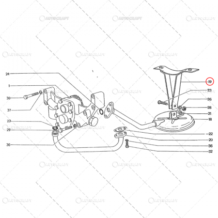 Piese tractor - SIGURANTA SUPORT SORB ULEI TRACTOR U650
