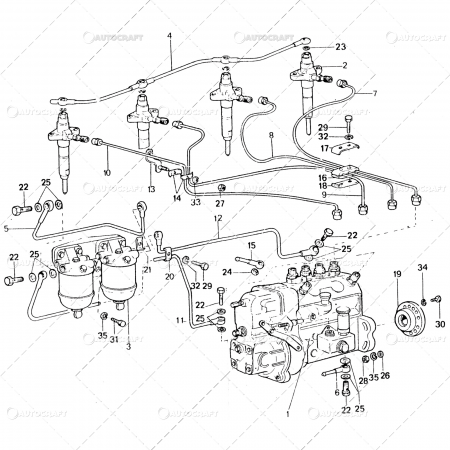 Piese tractor - MONTAJ POMPA DE INJECTIE