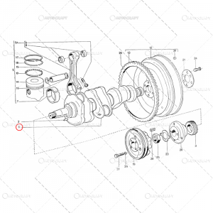 ARBORE COTIT VIBROCHEN TRACTOR U445 115.03.020 [1]