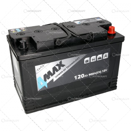 120Ah 900A 12V 348X175X234 BATERIE ACUMULATOR CASE IH, CATERPILLAR, CLAAS/RENAULT, DAVID BROWN, FORD, JOHN DEERE, KUBOTA, LANDINI, MASSEY FERGUSON, MC CORMICK, SAME [1]