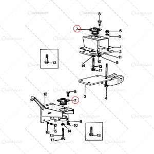 Piese tractor - TAMPON CABINA LANDINI