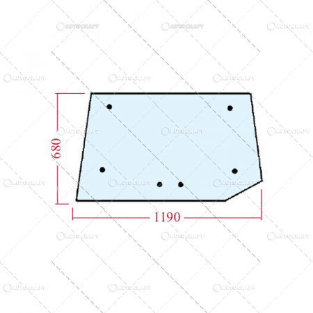 Geamuri spate cabina - GEAM SPATE PARTEA DE SUS CASE IH Case-IH CAB LP