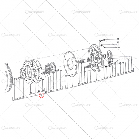 DISC AMBREIAJ TRACTOR U650 FERMIT ROMANIA [2]