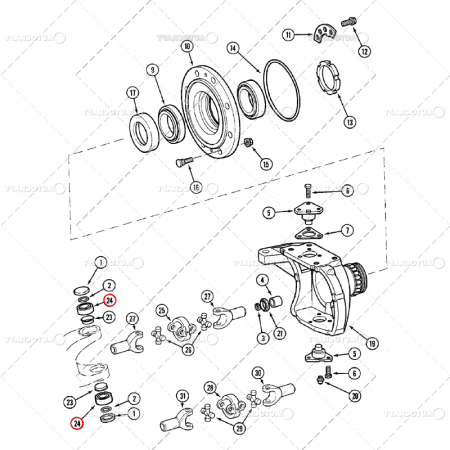 Rulment pivot - RULMENT PIVOT CASE IH