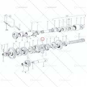 BUTUC STELUTA CUTIE 3 TREPTE PENTRU MANSON ALUNECATOR TRACTOR U445 [3]