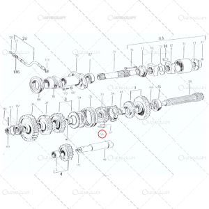 LAMELA ARC BARCUTA SINCRON CUTIE VITEZE TRACTOR U445 [3]