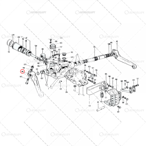 U-445 - BRAT STANGA NUTURI MARI RIDICARE HIDRAULICA TRACTOR FIAT U445 40.58.056
