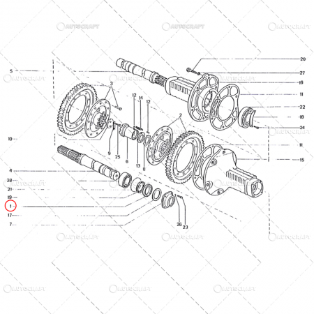 Piese tractor - 84X110X10 SIMERING CU PASLA METALIC OSIE SPATE TRACTOR U650