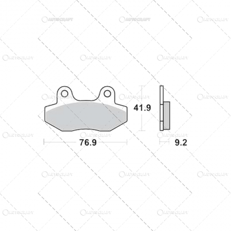 PLACUTE FRANA SCUTER 2T, 4T 77MMX42MM [1]