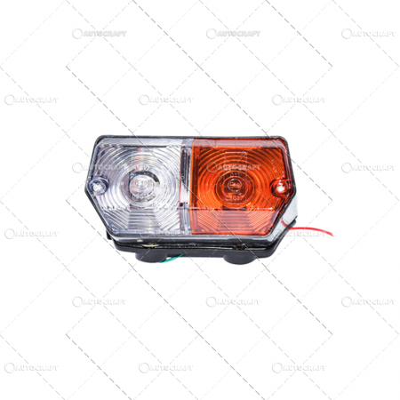 U-445 - LAMPA SEMNALIZARE FATA GALBEN SI ALB STANGA UTB TRACTOR U650 LSF-3S