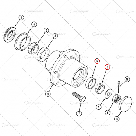 Case IH - RULMENT ROATA FATA CASE IH