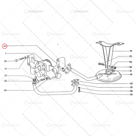 Piese tractor - INEL O-RING SORB POMPA ULEI TRACTOR U650