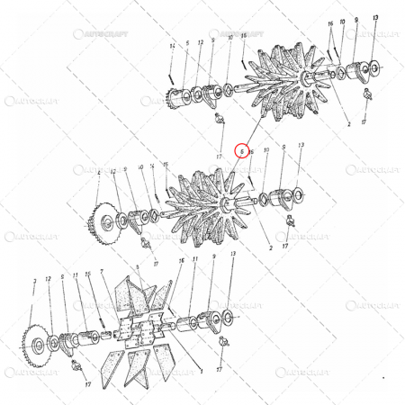 STELUTA DEPANUSATOR CULEGATOARE PORUMB ZMAJ 280 MM / 25 MM [2]