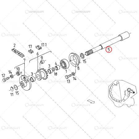 GP 2.50 / OC - AX ARBORE GRUP Z-20/Z-20 PRESA BALOTI DEUTZ-FAHR