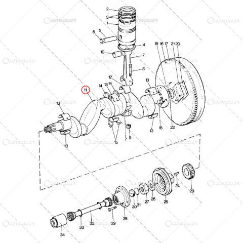 ARBORE MOTOR DAVID BROWN AD4/55 [2]