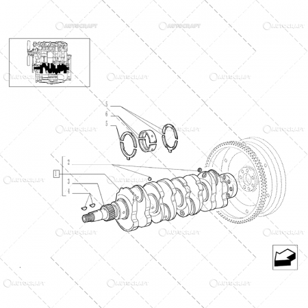 ARBORE MOTOR NEW HOLLAND, FIAT, CASE IH [2]