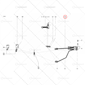 ARC TENSIONARE RETINATOR ATA PRESA BALOTI WELGER 540mm [1]