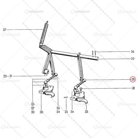 ARTICULATIE CU NUCA DEGAJOR ATA PRESA BALOTI WELGER AP12, AP41, AP45 [1]