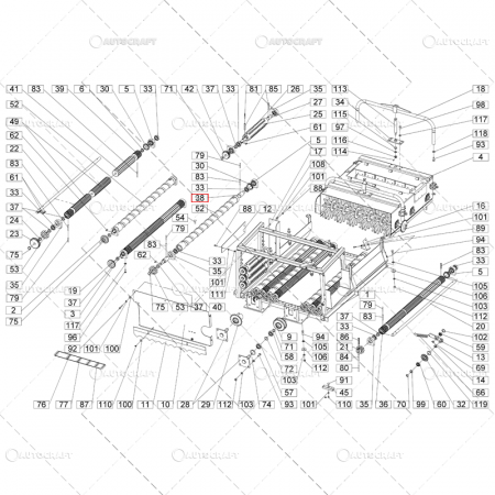 AX BOLT VALTURI CULEGATOARE PORUMB SIP FI 40x100 [2]