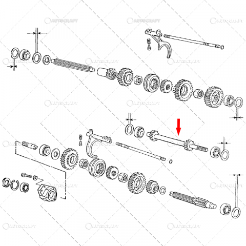 AX CUTIE VITEZE AMBREIAJ COMBINA LAVERDA, NEW HOLLAND L=363 MM [1]