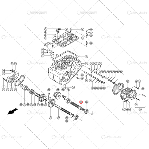AX CUTIE VITEZE COMBINA CLAAS Z23, Z15,Z24 L=363.10 MM [1]