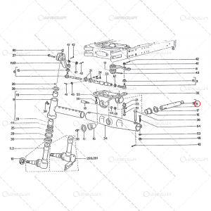 UTB - AX OSCILATIE CU PIULITA TRACTOR UTB U650 31.30.028