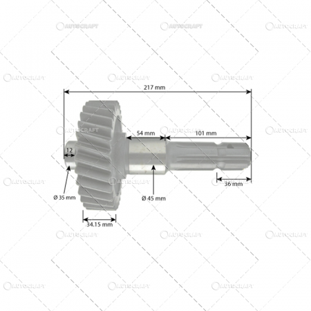 AX PRIZA PUTERE 540 RPM CASE IH [1]