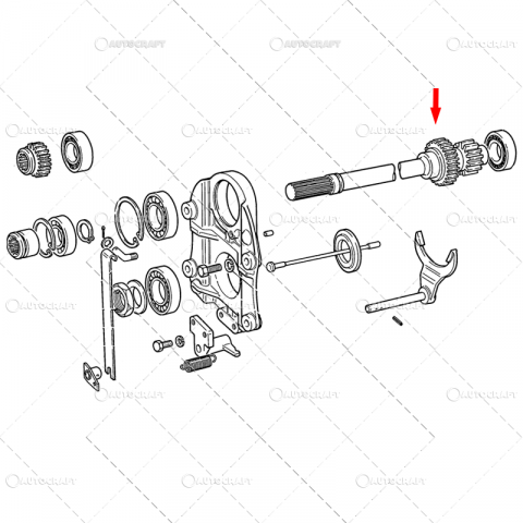 Someca - AX PRIZA PUTERE FIAT L=620.50, Z=16/22