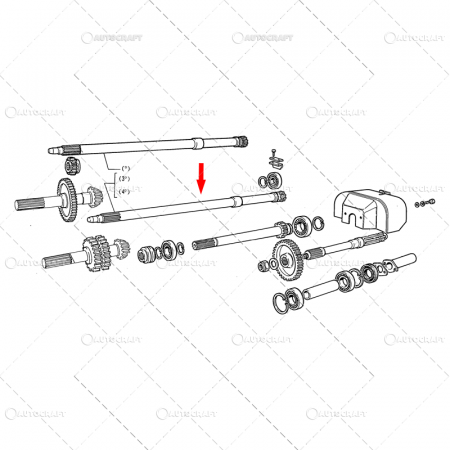 AX PRIZA PUTERE FIAT L=763 MM [1]