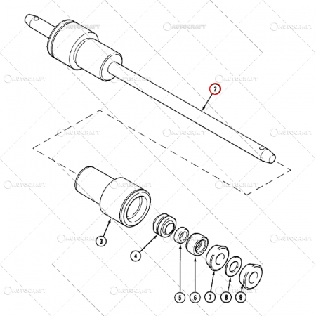 AX RIDICARE HIDRAULICA CASE IH 595 mm [1]