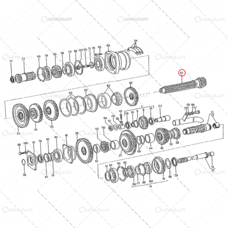 PINION DE ATAC Z=13 AX SECUNDAR GRUP CONIC SPATE UTB TRACTOR U650 38.17.273 [4]